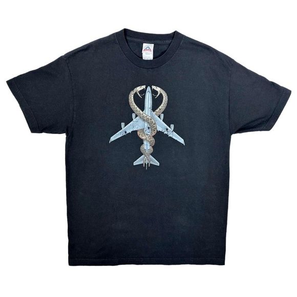 Vintage Y2K Alstyle Apparel & Activewear Snakes On A Plane Promo Tee - Large
